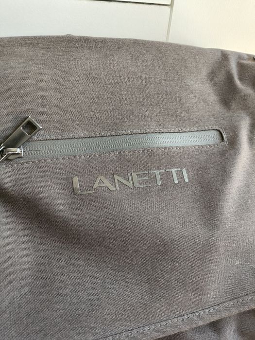 Plecak Lanetti sportowy elegancki czarny