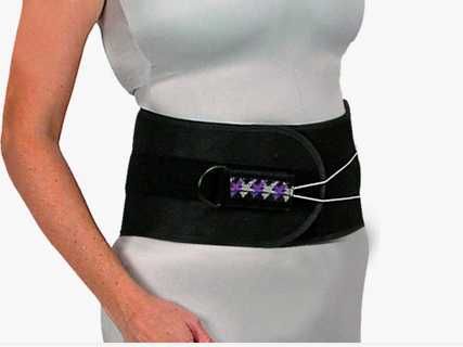 Компрессионный поясничный ортез корсет Orthomerica, XL, бандаж