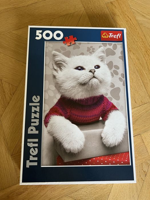 trefl puzzle z kotem 500