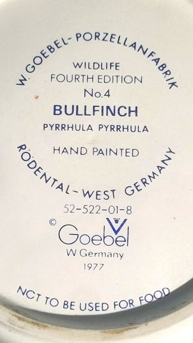 Talerz kolekcjonerski Goebel Gil
