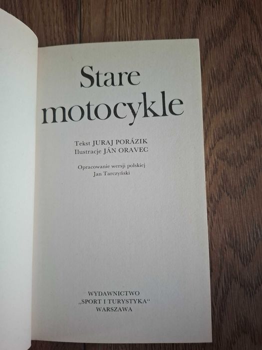 Stare motocykle książka