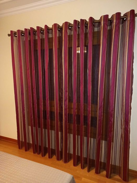 Cortinados de quarto,  completo