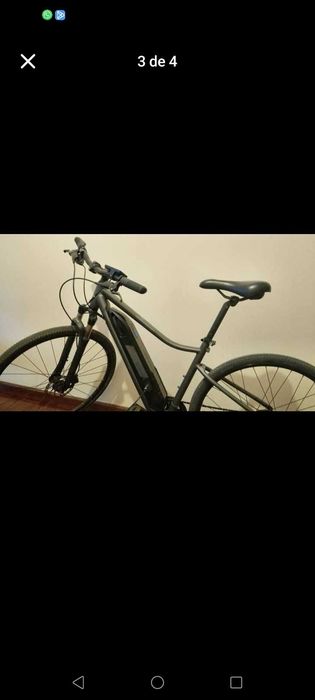 Bike elétrica com chave da bateria e vai uma corrente de brinde.