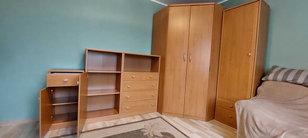 Meble zestaw segmentowy "POP-SYSTEM" BRW Olcha miodowa