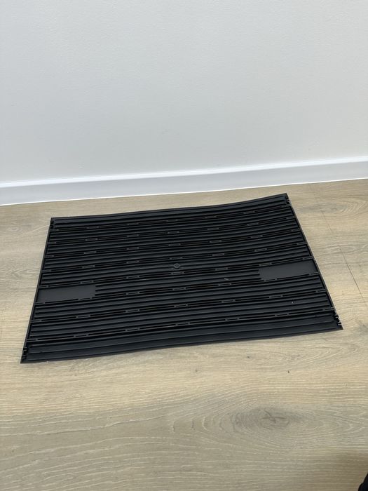 Wycieraczka 70x43cm 2szt zestaw o wyglądzie aluminium, TPE-VC