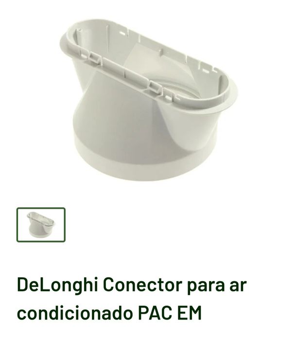 Kit Acessórios DeLonghi Pinguino PAC EM / EL (Régua Janela + Conectores) - Novo