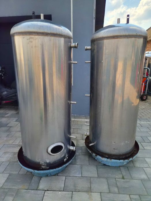Bufor nierdzewny 550l 6 bar, zbiornik hydroforowy rewizja