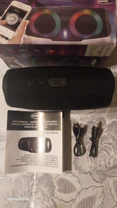 Głośnik bluetooth LED