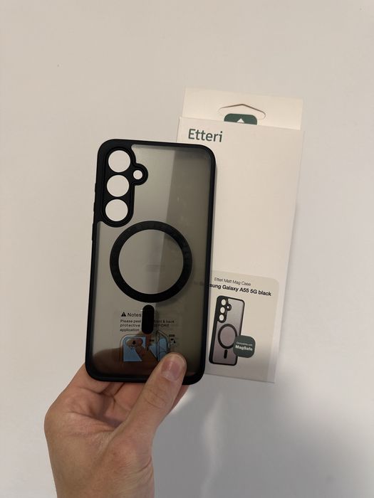 Etui Plecki firmy ETTERI + SZKŁO hartowane do SAMSUNG GALAXY A55