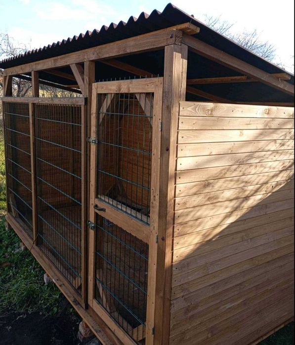 Надійний комфортний вольєр, вольер, буда, будка для собак та тварин