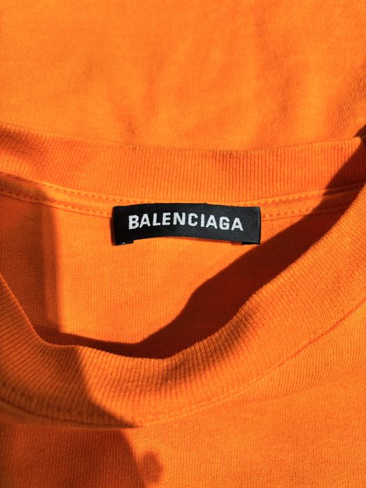 Koszulka Balenciaga pomarańcz S