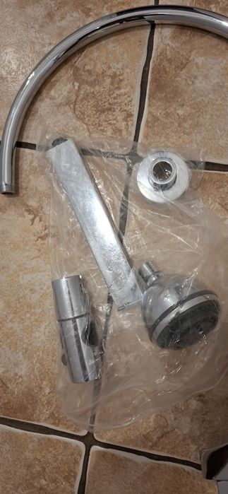 Nowy zestaw prysznicowy chrom