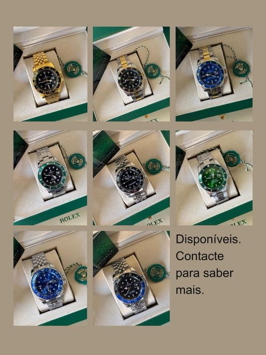 Rolex Black Submariner GMT-Master ll Mostrador Preto