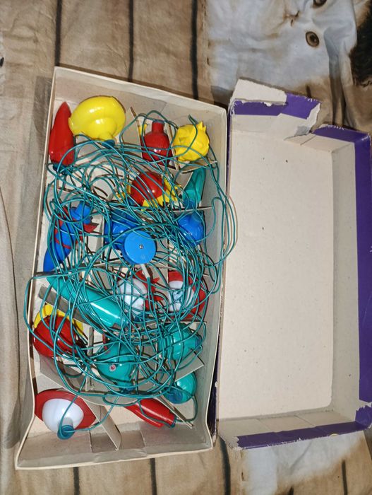 Гирлянда на ёлку из СССР "космос"