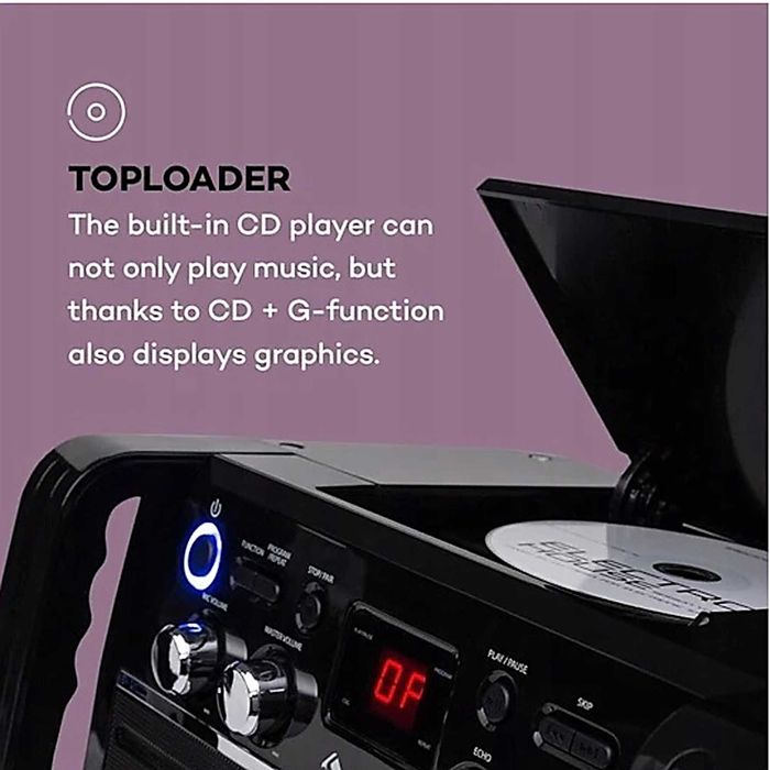 Zestaw karaoke odtwarzacz DiscoFever2.0 AUNA