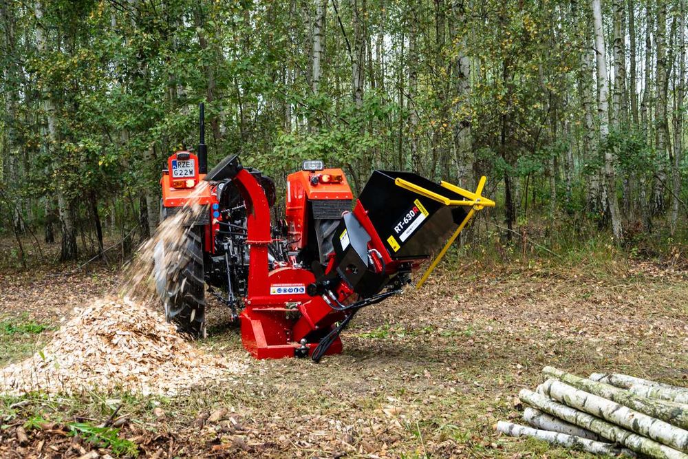 Rozdrabniacz tarczowy do drewna gałęzi REMETCNC RT-630R== NOWY MODEL