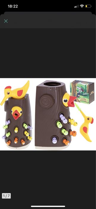 Gra zręcznościowa nakarm ptaszka złap robaczka