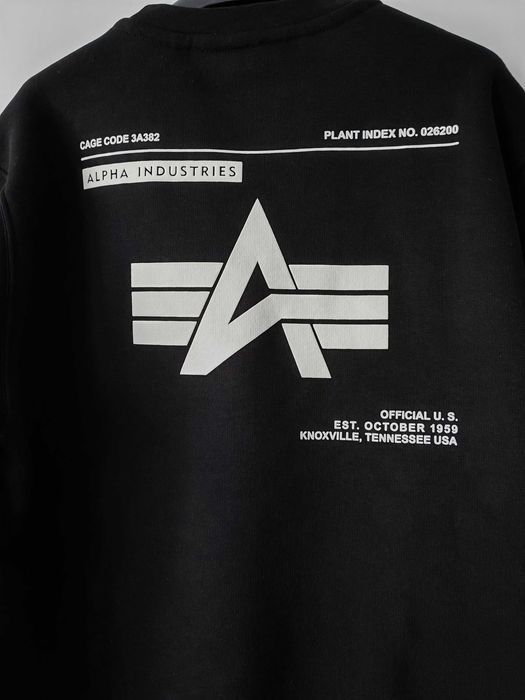 Bluza crewneck Alpha Industries.