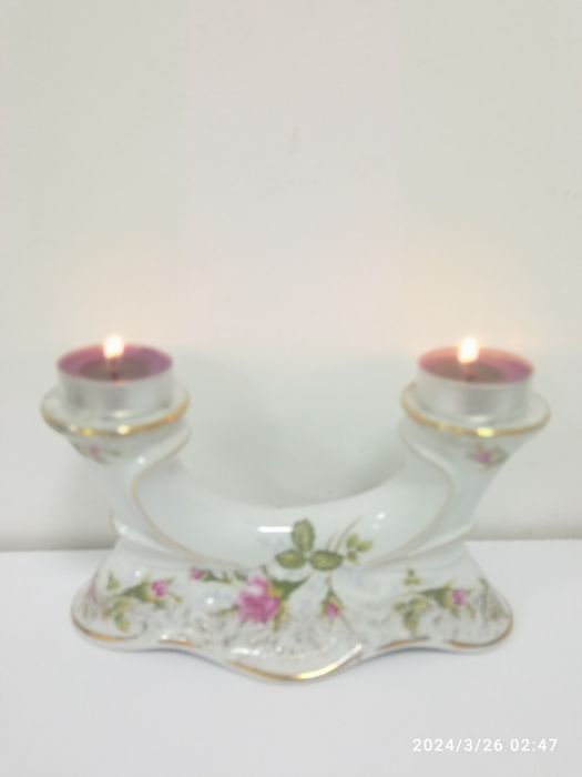 Świecznik dwuramienny