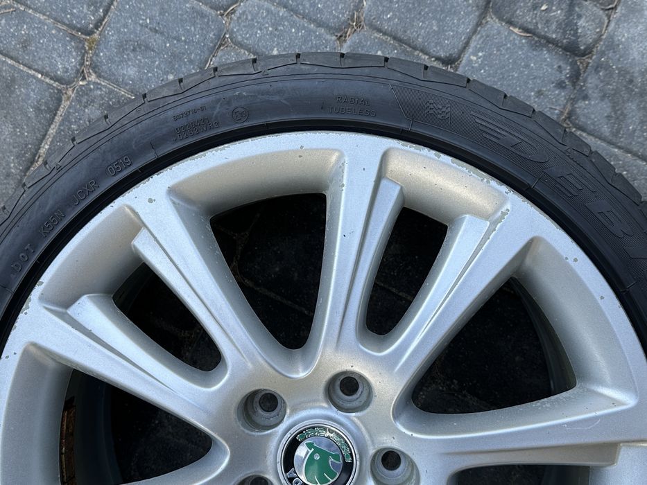Koła Škoda Octavia II (RŠ), 18 cali, 5x112! Stan DB+! Wysyłka!
