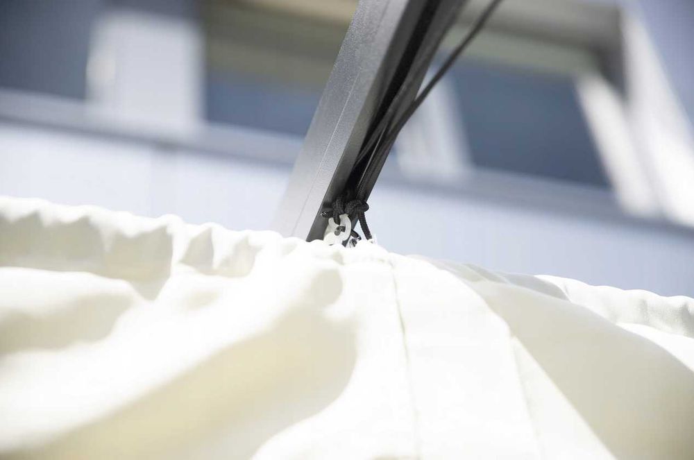 Pergola Tarasowa ogrodowa HDM 3x3 Metalowa Zwijany Dach Altana Solidna