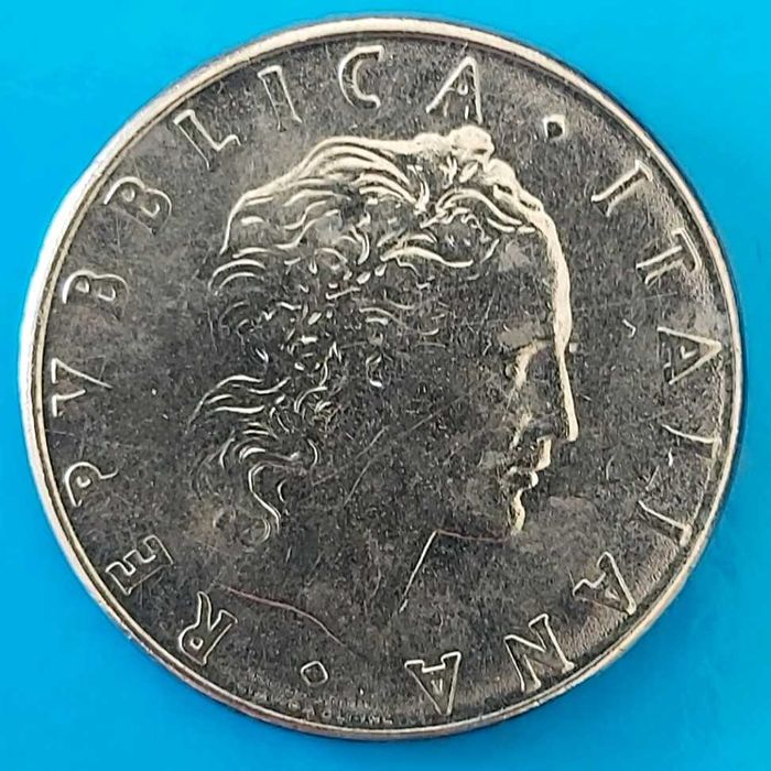 50 Liras de 1980, República Italiana
