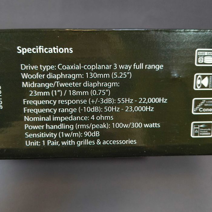 Динамики для авто BOSCHMANN XJ3-553B — универсальные, 13 см