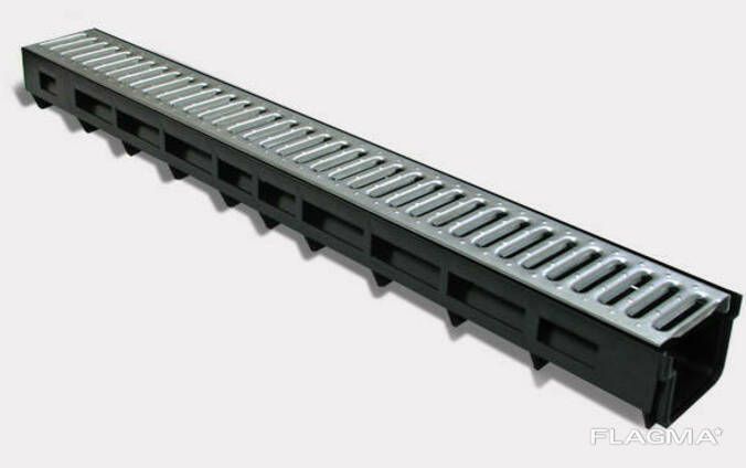 Лотки и решетки для отвода воды, люк канализационный, пескоуловитель