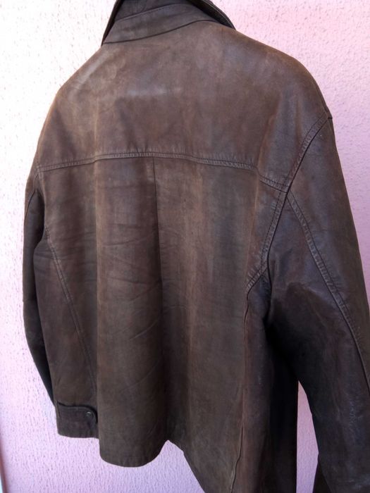 Blusão pele nubuck Zara XL