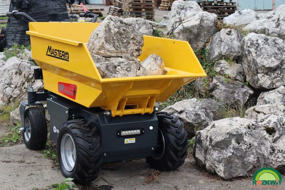 Taczka transporter wywrotka elektryczna 48V, 32AH, 500kg