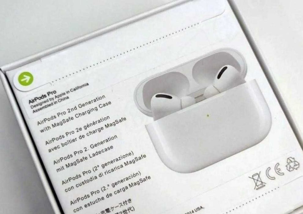 Безпровідні Навушники Airpods pro Generation 2 найвищої якості +чохол
