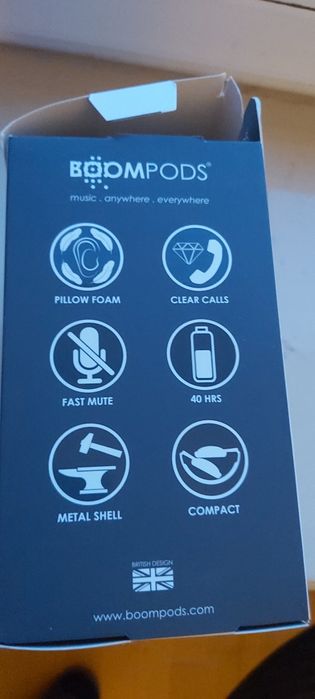 Słuchawki bezprzewodowe Bluetooth Headpods nowe w pudelku oryginalnym