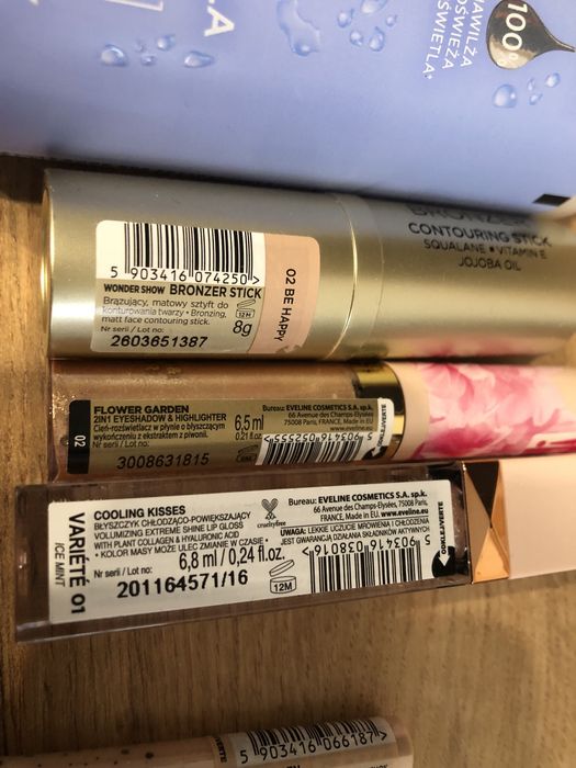 Eveline NOWE kosmetyki nieotwierane