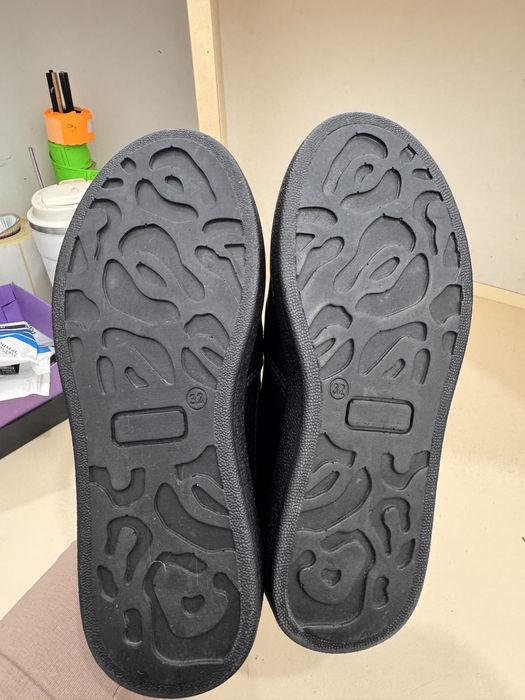 Змінне взуття Туфлі чорні  шкіряні