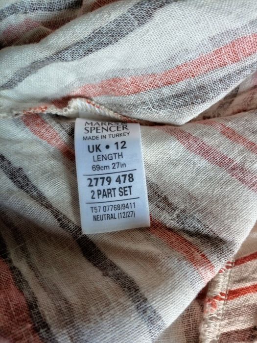 Spódnica damska lniana roz.12 firma Marks & Spencer