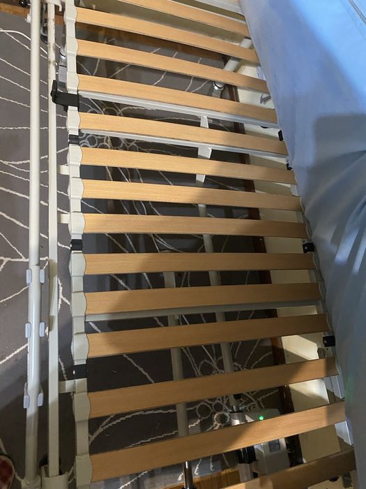 Cama articulada elétrica + colchão + grades