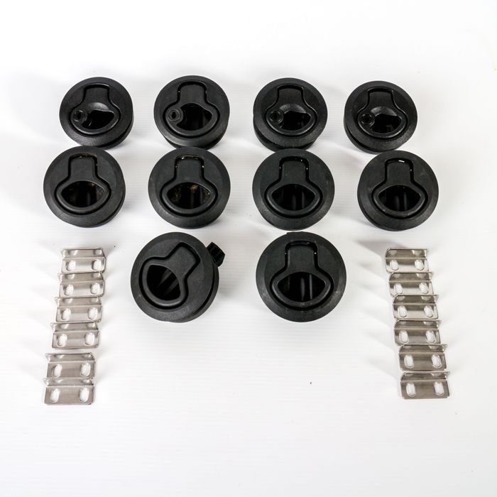 Conjunto de 10 fechos de escotilha para camper