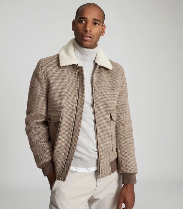 Чоловіча стильна кашемірова курточка