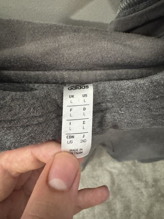 Adidas bluza szara