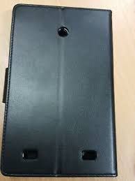 Fancy Diary case preta para tablet LG V400 G Pad 7.0