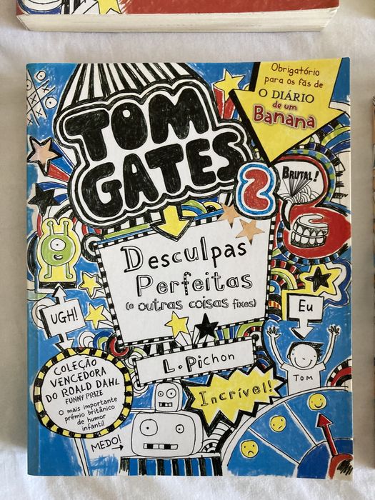 6 Livros NOVOS “Tom Gates”  8-11 anos