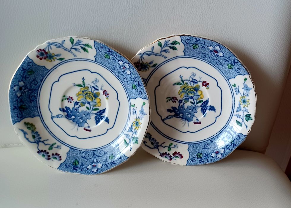 Vintage Alfred Meakin trio, cup,saucer & plate, rustic