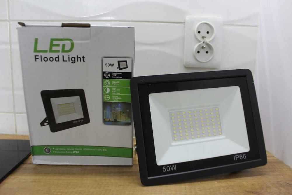Halogen led lampa ip66 o mocy 50W naświetlacz 4500lm