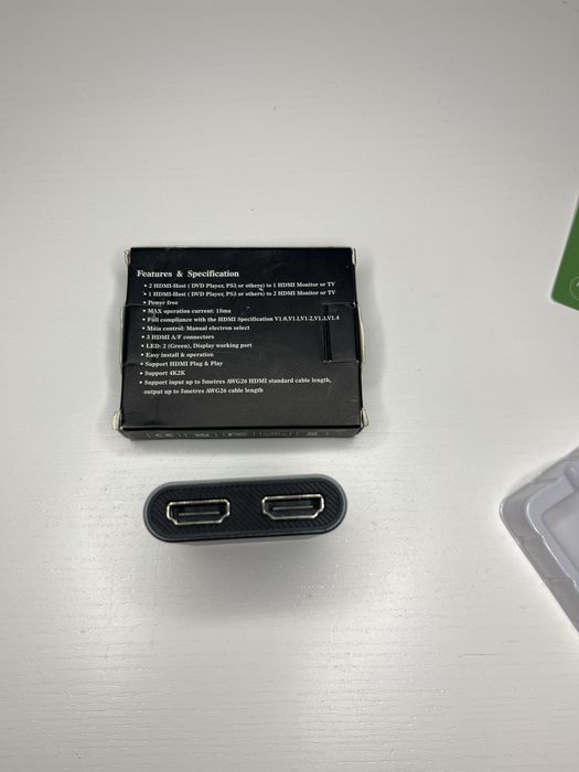 HDMI Switch 4k Rozdzielacz HDMI 2xHDMI