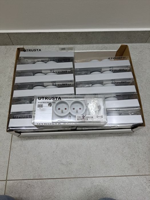 Gniazdo podwójne z uzb IKEA