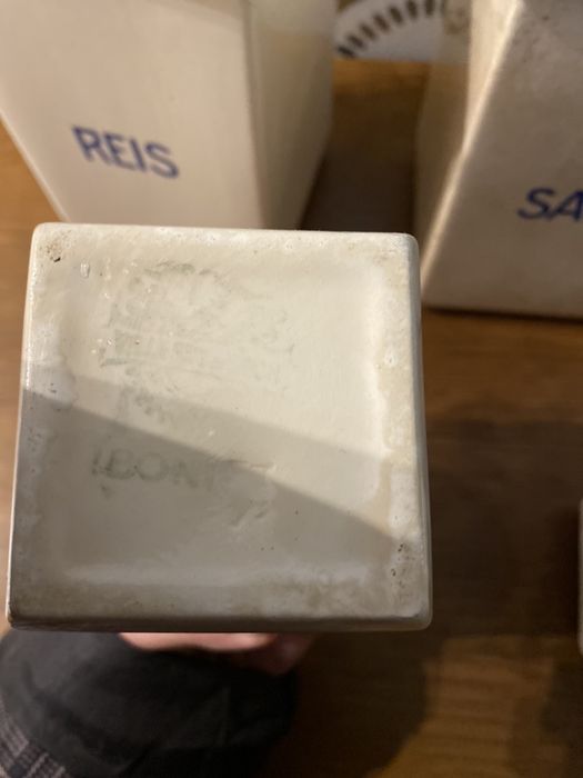 5 Potes em ceramica seculo XIX Villeroy & Boch - BONN