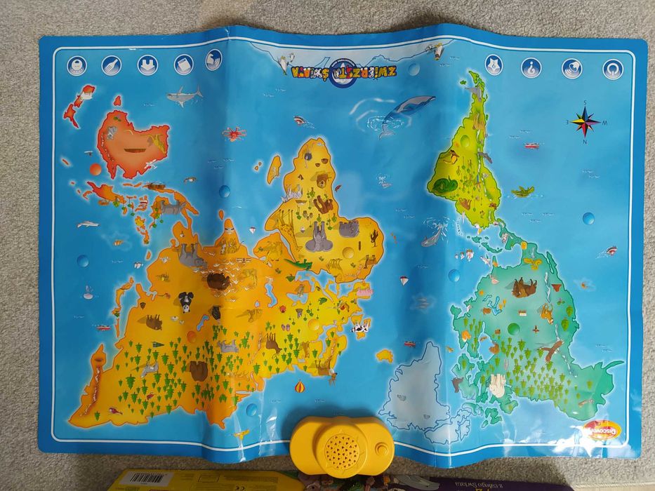 Dumel Discovery mapa zawierzęta świata