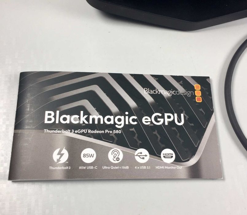 Selling Blackmagic EGPU Radeon Pro 580 – 8GB DDR5 – New64751022317314121