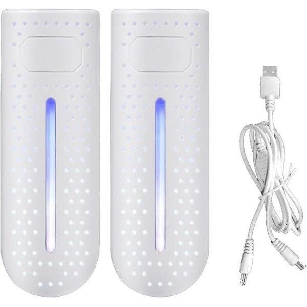 Електросушарка для взуття USB Shoes Dryer, біла, портативна
