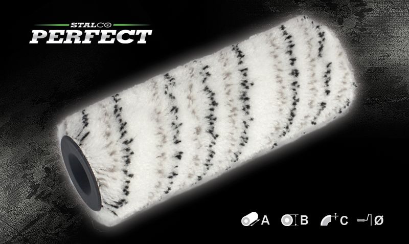 Stalco wałek malarski - Silver Black S-73864